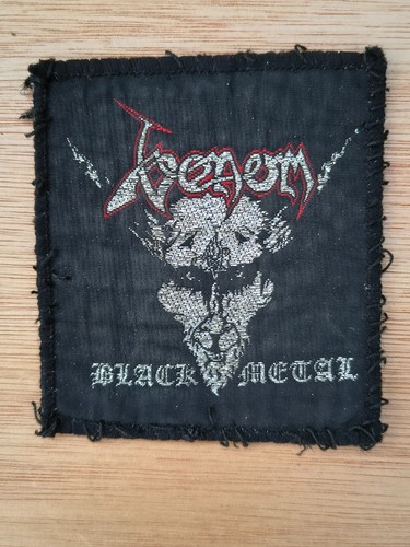 Vintage 90s venom black - vintage, metal