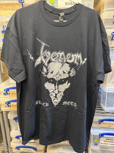 Venom black metal double print - black,