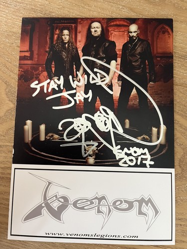 Venom autographed 6x8 - autographed, 6x8”
