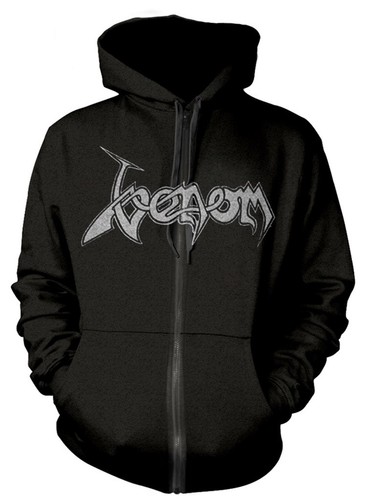 Venom black metal zip - metal, up