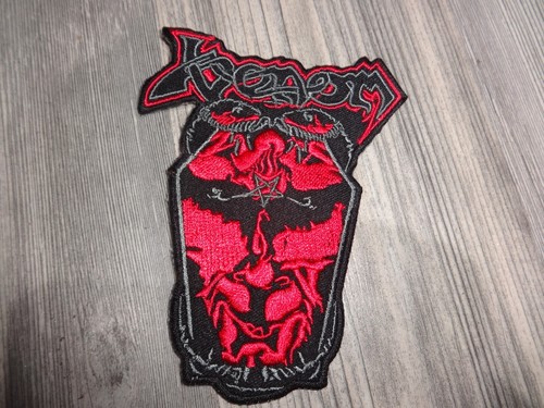 Venom logo patch shape - patch, black