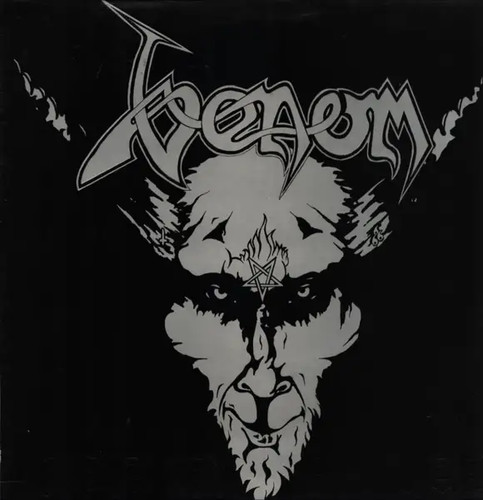 Venom black metal embossed - metal,