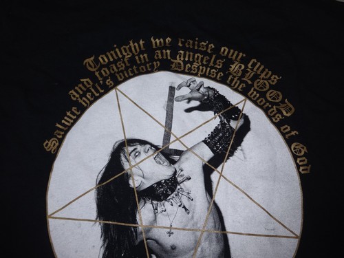 Black metal shirt - black, old