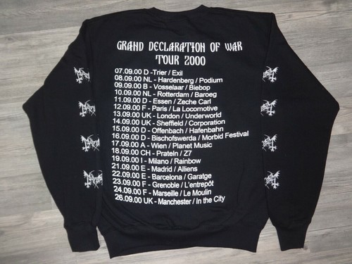 Mayhem sweatshirt black metal - black,